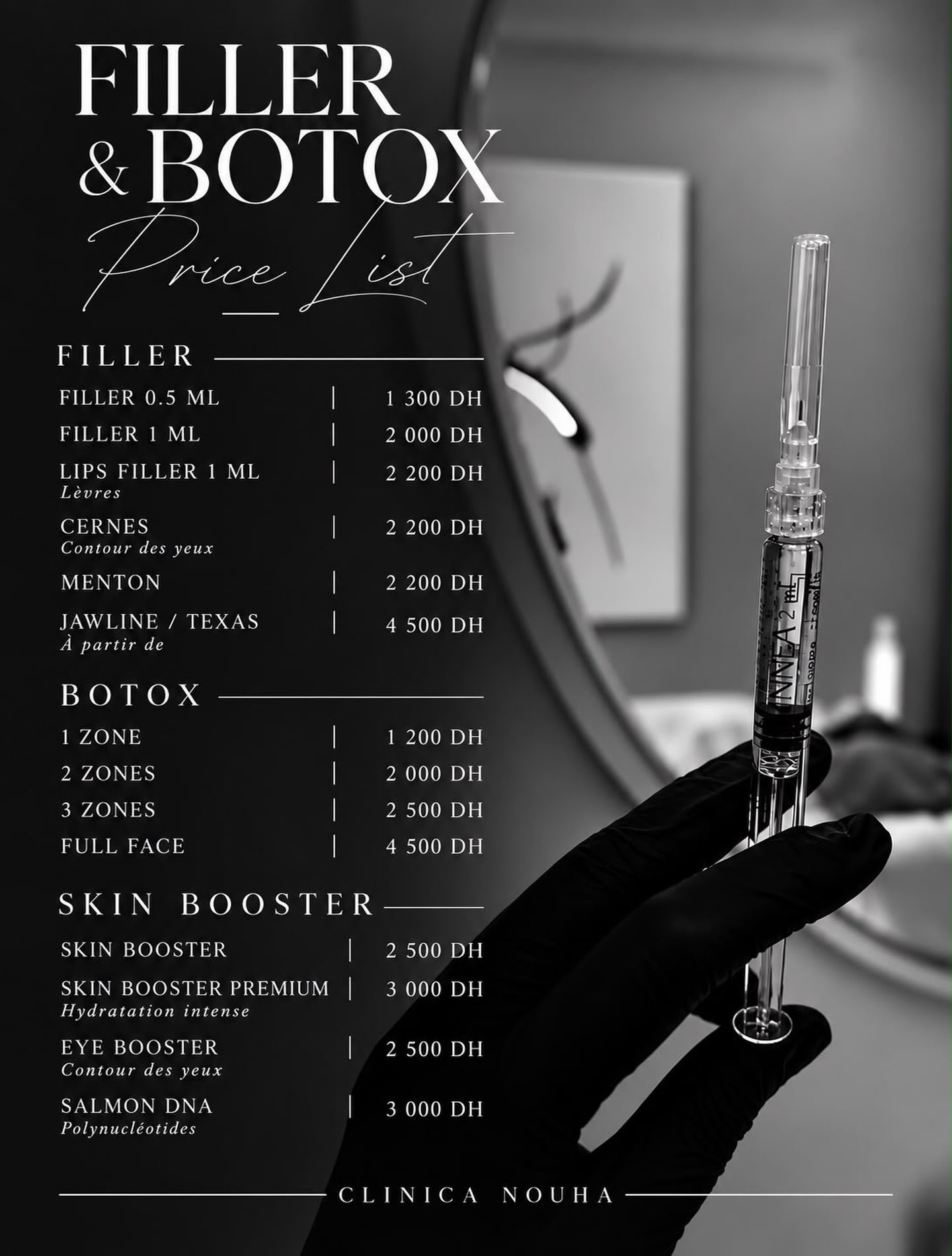 Filler et Botox